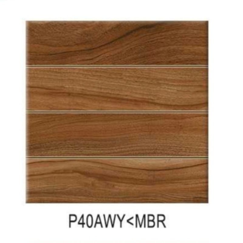 KERAMIK GLOSSY MOTIF KAYU AKWAYWOOD WOOD UKURAN 40X40 BY PICASSO