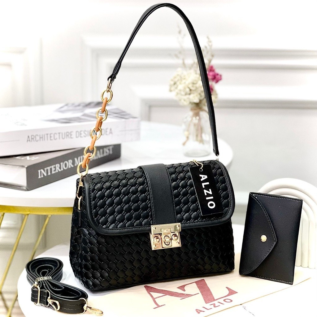 J18 ALZIO - TAS WANITA SELEMPANG HANDBAG SLING BAG - ALZIO WIDYA BAG NA7