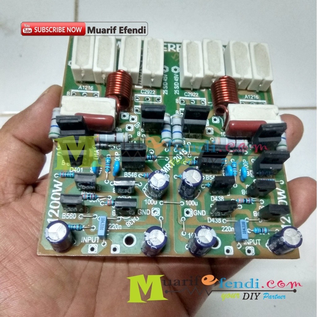 KIT Driver Power Amplifier 1200Watt Stereo khusus TOA TOWA