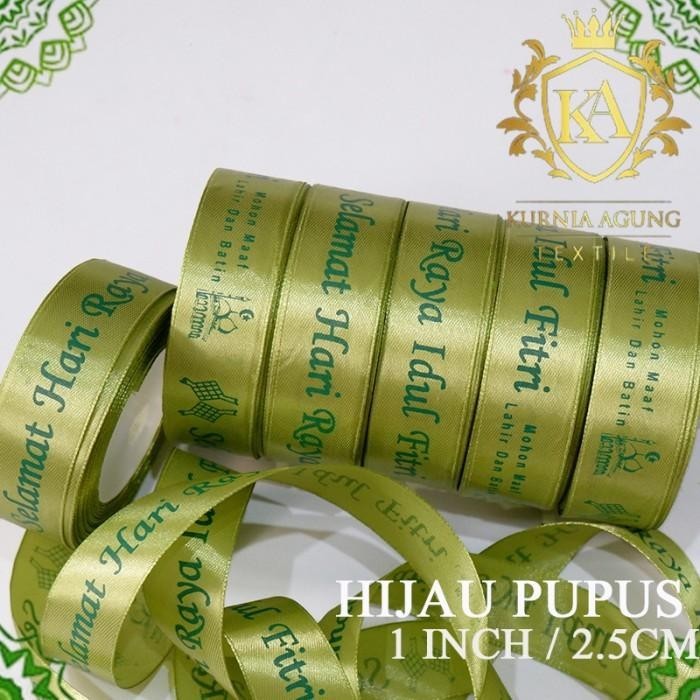 

Pita Satin Hari Raya Idul Fitri Lebaran Hampers Parcel Dijual Per Roll 084