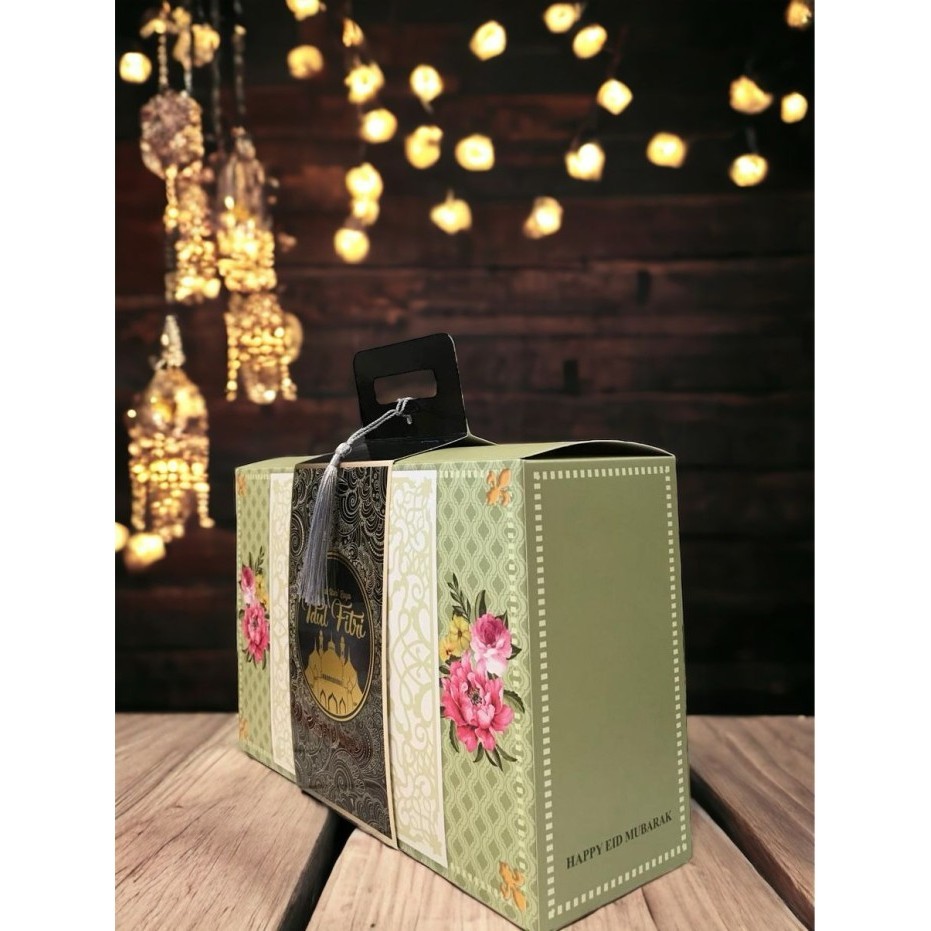 

Amirah -Dus Cake Box Packaging Kotak Hampers Toples Lebaran Idul Fitri 010
