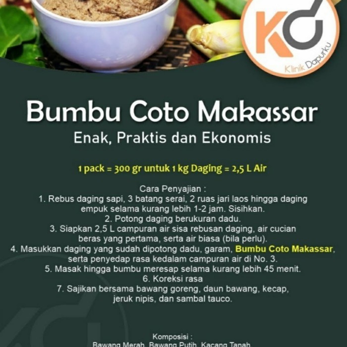 

Bumbu Instant Coto Makassar