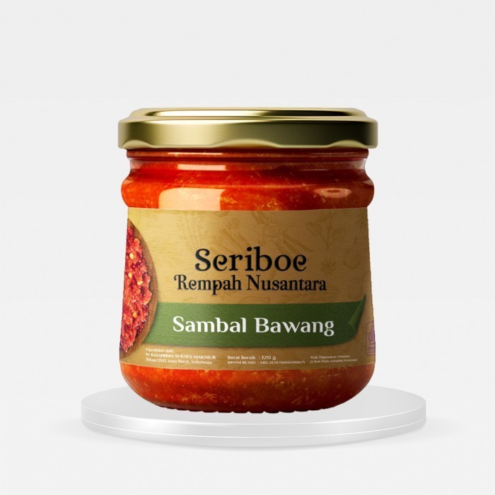 

Sambal Bawang Rempah Nusantara 3 Botol X 120 Gr