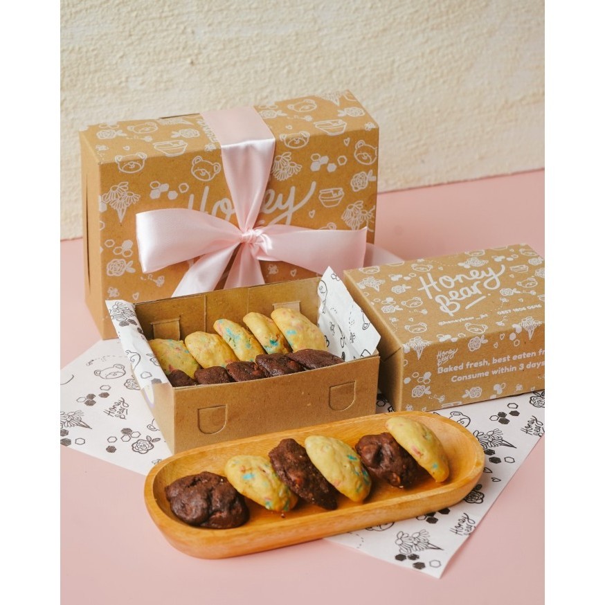 

Xed Cookie Box Soft Baked Cookies Kue Kering Coklat Chip Almond