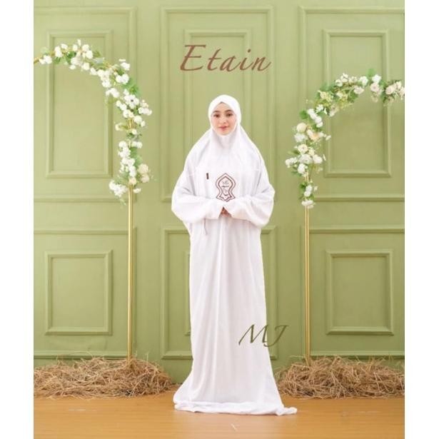 {MUKENA} Mukenah terompah putih mukena Hadramaut TERLARIS