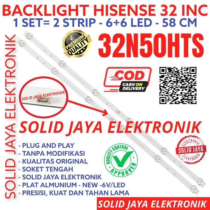 BACKLIGHT TV LED HISENSE 32 INC 32N50HTS LAMPU BL 7K 3V 32N50 32N HTS