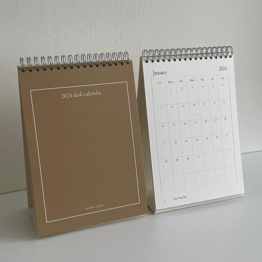

DISKON 2024 Desk Calendar by Keartas Studio (A5/Kalender Duduk/Kalender Meja/Monthly Planner) TG67