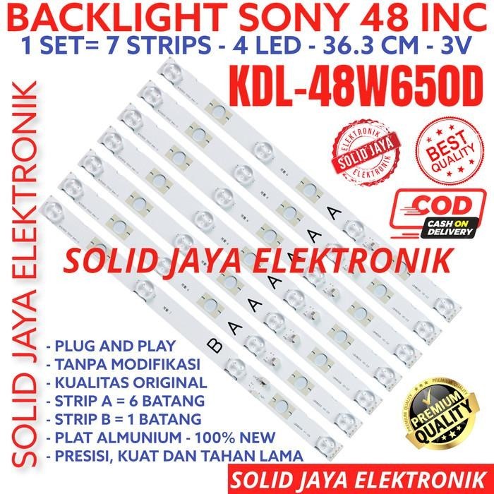 BACKLIGHT TV LED SONY 48 INC KDL-48W650D KDL 48W650D 48W650 LAMPU BL