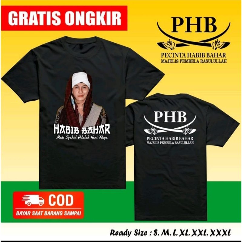 KAOS PECINTA HABIB BAHAR MAJELIS PEMBELA RASULULLAH