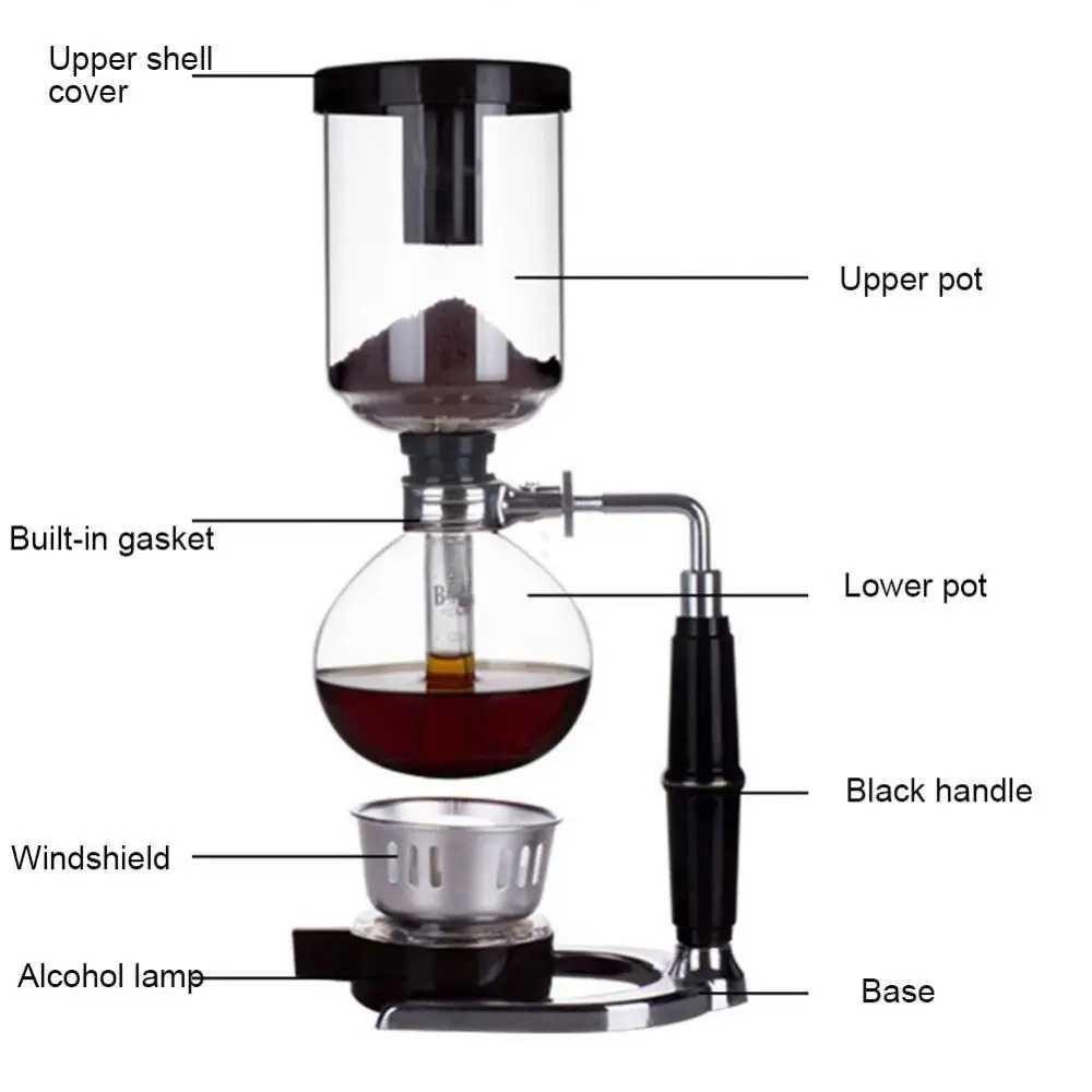 Eworld Syphon Coffee Maker Manual Brew - Nikmati Kopi Khas dengan Syphon Coffee Maker