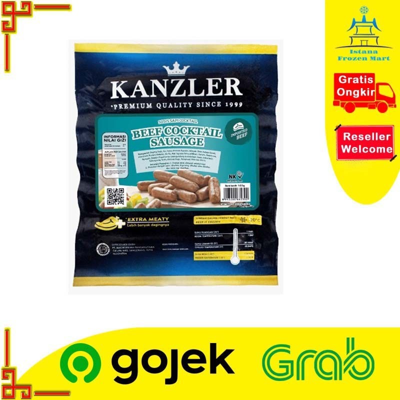 

Beef Cocktail Sausage KANZLER Sosis Sapi 500 GR