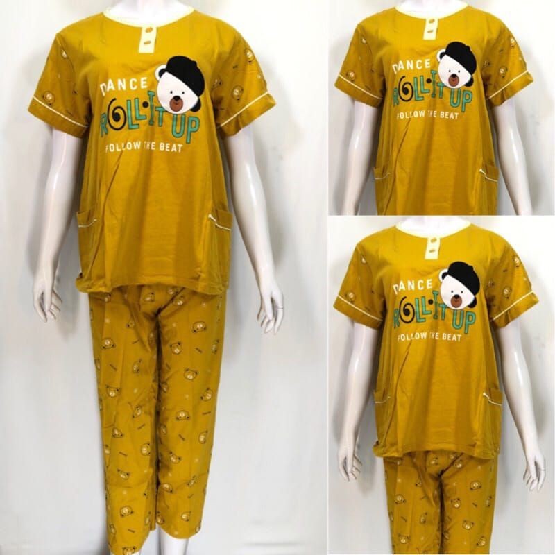 MOTIF RANDOM CP TESSA STANDAR BAJU TIDUR l BAJU TIDUR l COD