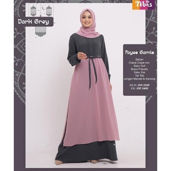 Gamis Nibras Fayes Sarimbit Fayes Stok Terbatas