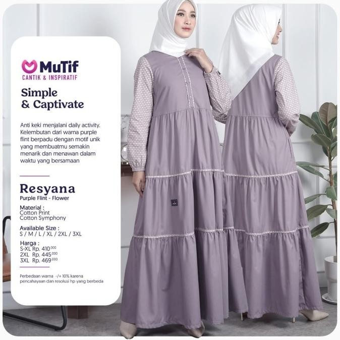 Best Seller Gamis Mutif Resyana Berkualitas