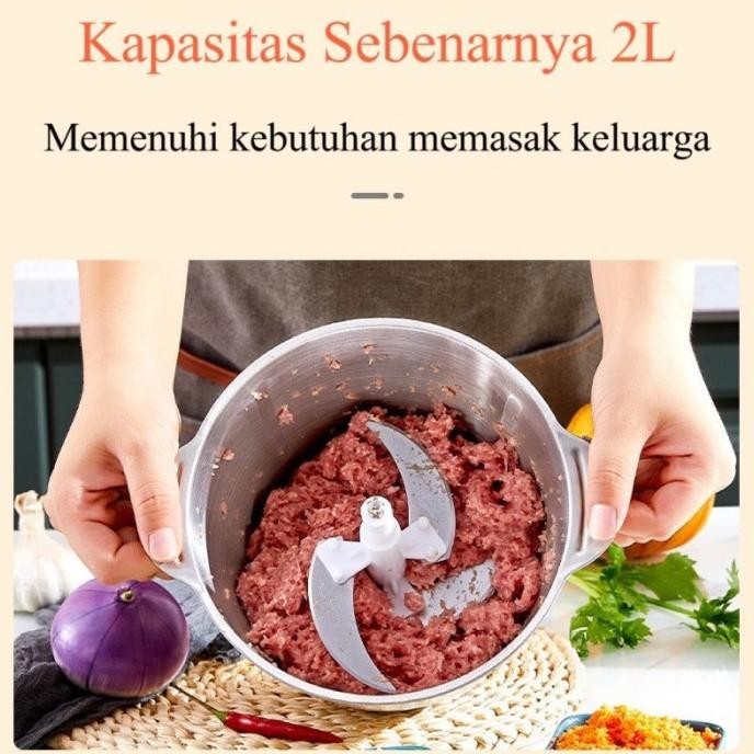 Mj88 Blender Daging Stainless /Blender Stainless Chopper Super Murah
