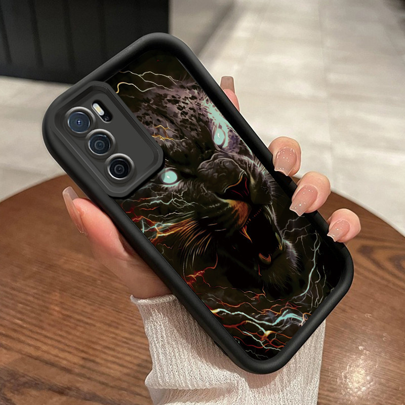 Casing Hp OPPO A16 OPPO A16s OPPO A54s Case Casing ponsel untuk motif naga HP Anti drop pelindung So