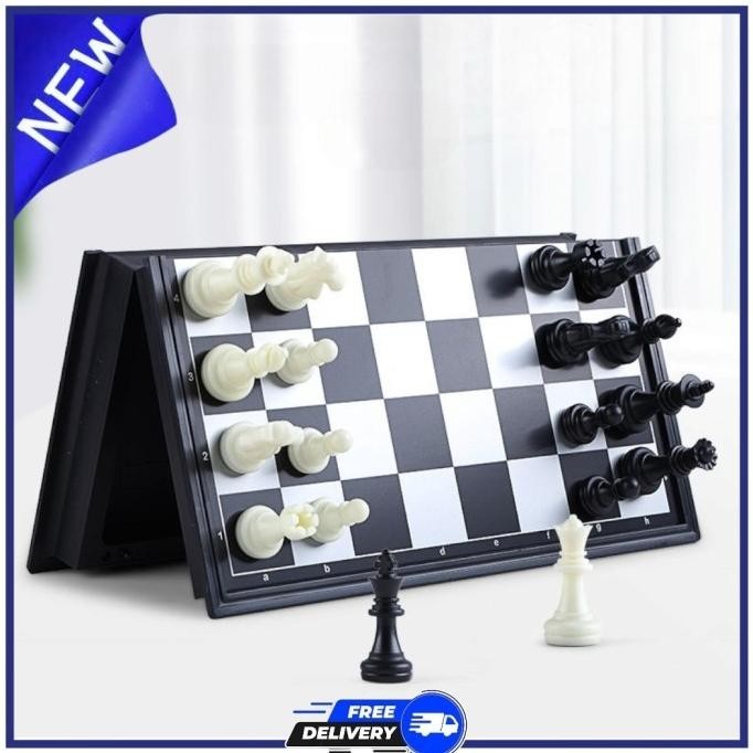 papan catur magnet besar kualitas bagus - board game chess magnetic