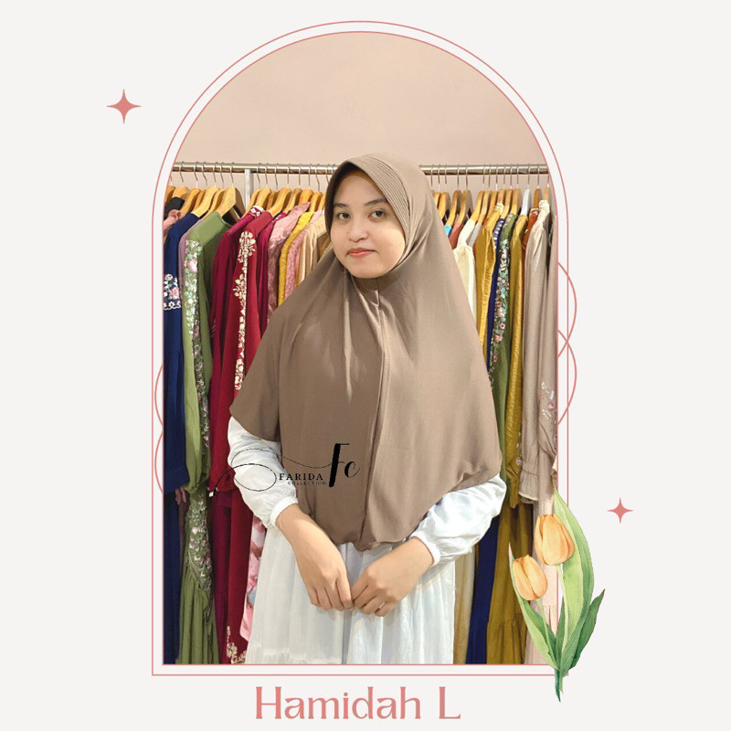 ZY6 KHIMAR BERGO HAMIDAH MINANG L JERSEY // BERGO MINANG L MENUTUPI DADA LEA