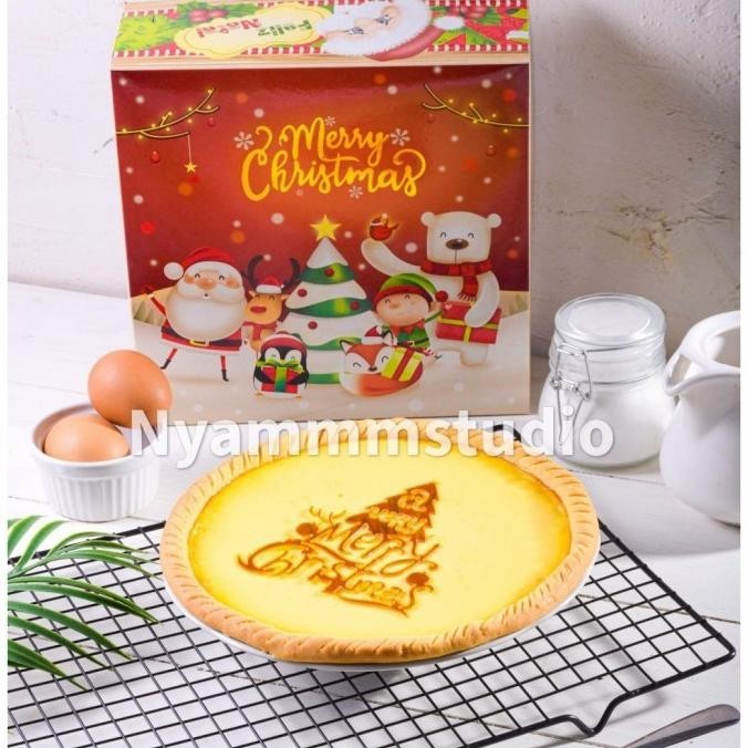 

Tart susu edisi Natal/ Pie susu original Merry Christmas hampers BEST