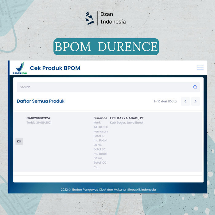 Parfum Pria Durence 50Ml Original Tahan Lama Perfume Cowok