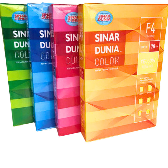 

Kertas HVS Warna F4 Pink Sidu