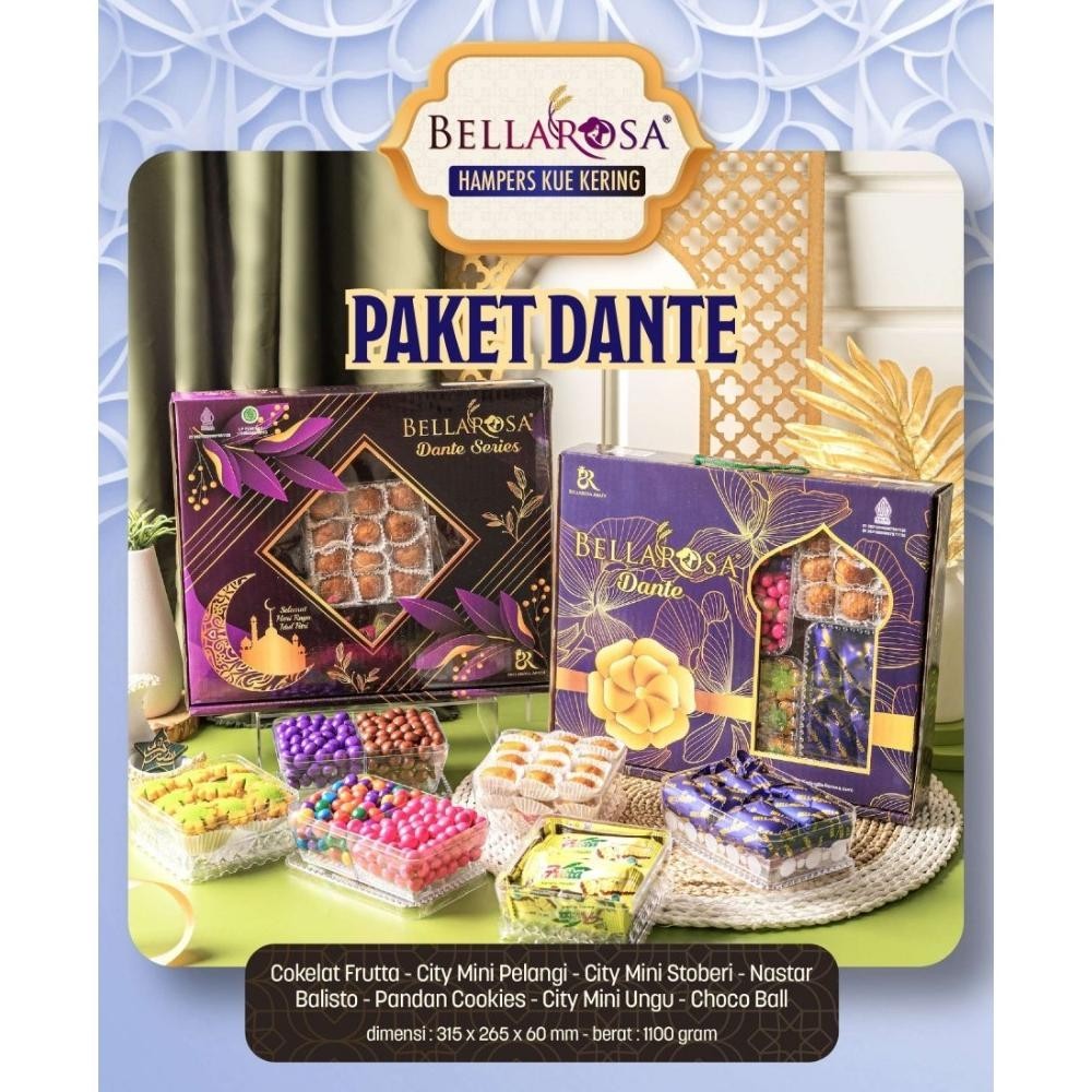 

ORIGINAL PAKET KUE LEBARAN BELLAROSA DANTE SERIES / KUE KERING BELLAROSA PD56