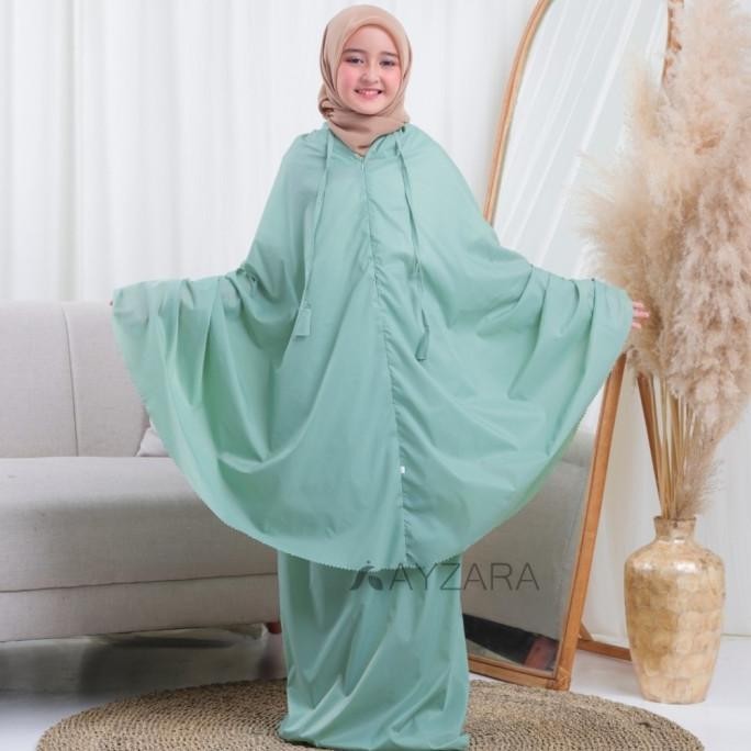 Ayzara - Mukena Anak Traveling Mini Pouch Series Parasut Korea