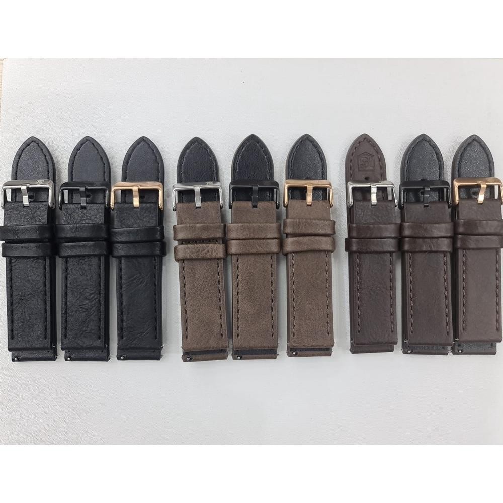 Ready Tali Kulit Jam Tangan T5 Original Quick Release, Strap Kulit Jam T5 Original Quick Release Mur