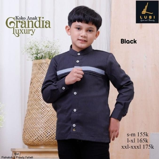 Diskon 38% Promo Lubi Grandia Koko Anak Lengan Panjang Original Murah