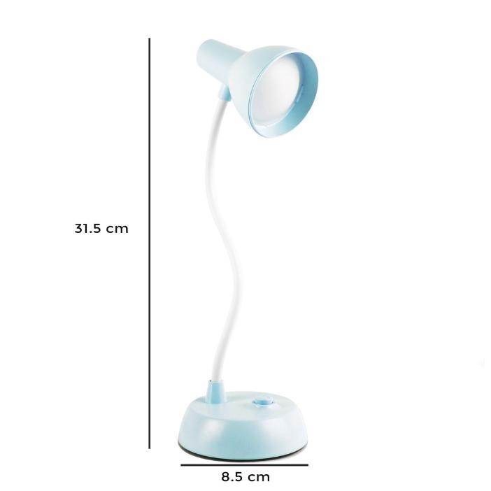 Promo Ramadhan Lampu Belajar Mini Stand Lampu Meja Baterai Lucu Batrai Flexible Terang 6Smd Original