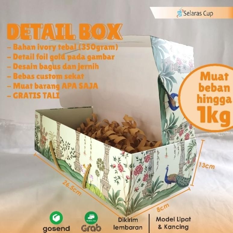 

ORIGINAL ISI 10 SPESIAL BOX Hampers Idul Fitri Kotak Hadiah Lebaran Kualitas Premium - desain bagus jernih murah - hari raya PD56