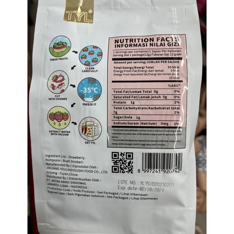 

Promo Thr Cemilanbintan ( Tyl Freeze Fruit 22Gram & 33Gram ) Termurah