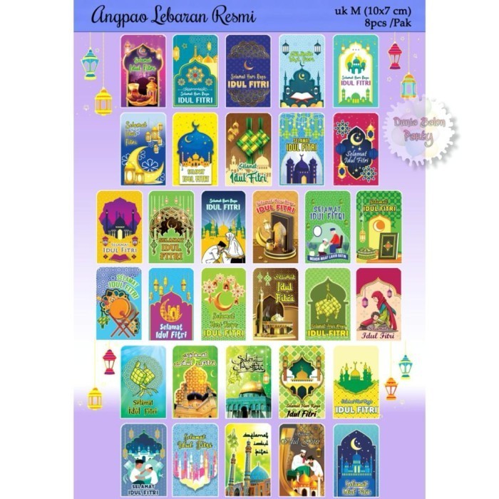 

Limited! Amplop Angpao Lebaran / Amplop Idul Fitri / Angpao Karakter Ukuran M New