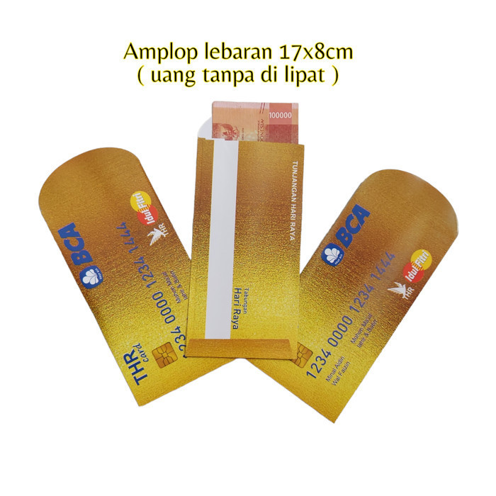 

Limited! AMPLOP LEBARAN JUMBO 10PCS UANG TIDAK DI LIPAT - 10pcs ATM BCA New