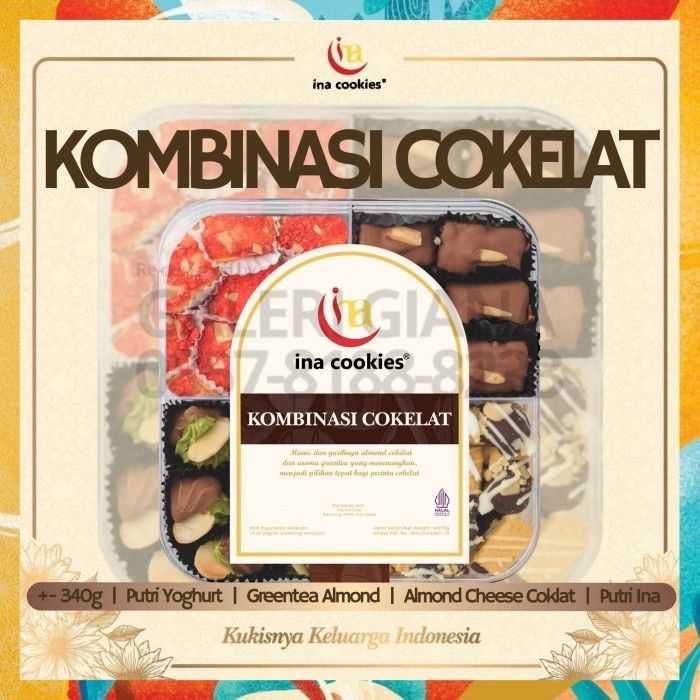

Limited! Limited Best Seller! Ina Cookies Kombinasi Coklat Parcel Kukis Lebaran New