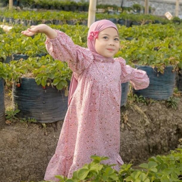 GAMIS ANAK MOTIF BUNGA