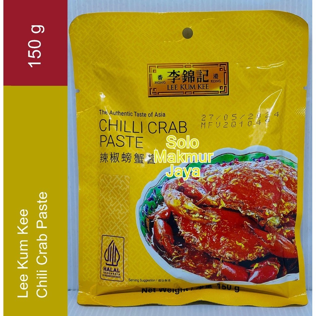 Promo Termurah LEE KUM KEE Chili Crab Paste | Bumbu Instant Kepiting Pedas 150gr / Chili Crab Paste 