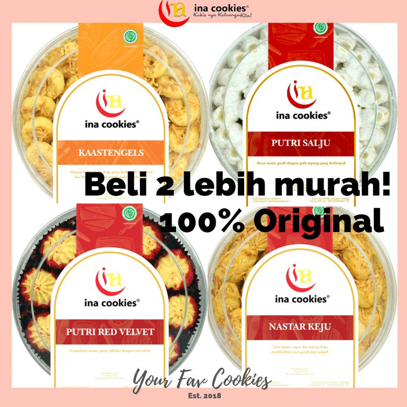 

Kue Ina Cookies Toples Reguler