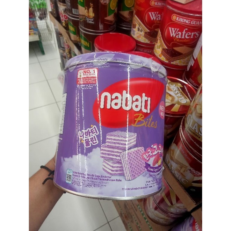 

Nabati Bites Wafer Kaleng 320Gr 1 Karton Isi 6 Richoco Pink Lava Richeese Januari 2025