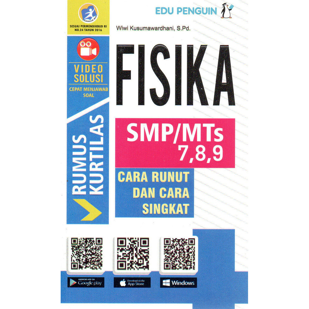 Rumus Kurtilas Fisika SMP/MTS Kelas 7,8,9