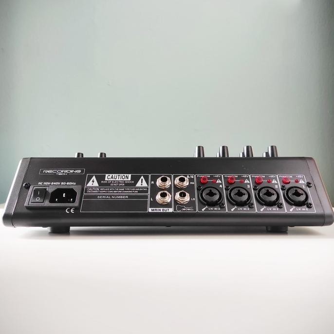 Recording Tech Pro Rtx6 Usb Audio Mixer Recording, Podcast Studio