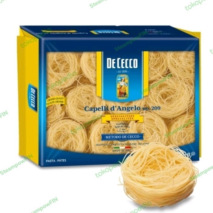 

Dececco Angel Hair 500G De Cecco Capelli D'Angelo Hair Pasta E Italy