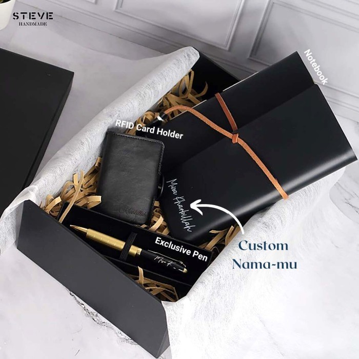 

Gift Set Corporate Hampers Notebook Pen Card Holder Kado Souvenir Gift