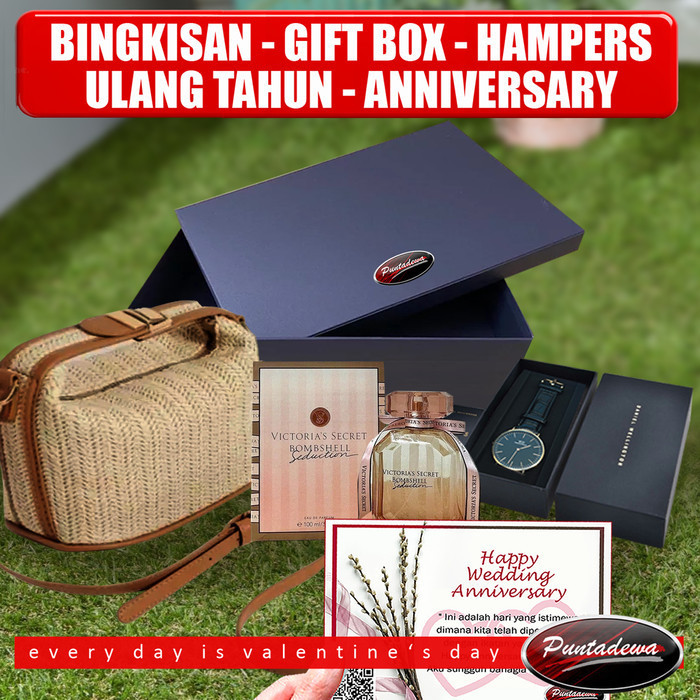 Kado Ultah Cewek Hampers Valentine Anniv Wanita Sahabat Teman Istri