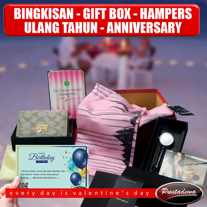 

Kado Ultah Cewek Gift Box Valentine Anniv Istri Wanita Teman Pacar