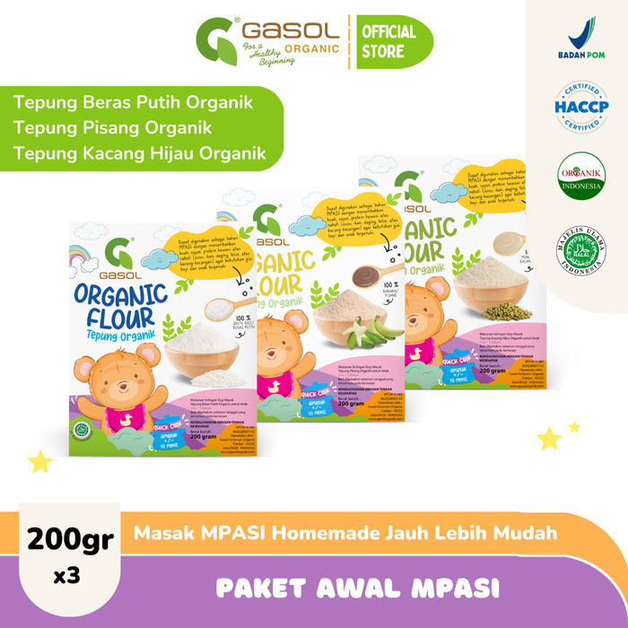 

Paket Awal Mpasi - Tepung Beras Putih - Pisang - Kacang Hijau
