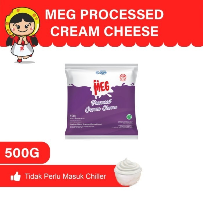 

Meg Processed Cream Cheese 500 Gr