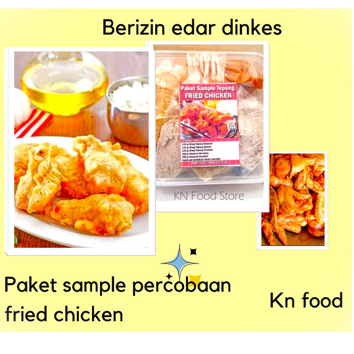 

Paket Sampel Percobaan Tepung Bumbu Ayam Fried Chien