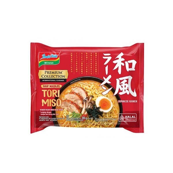 

INDOMIE RAMEN KUAH TORI MISO RS AYAM 86G