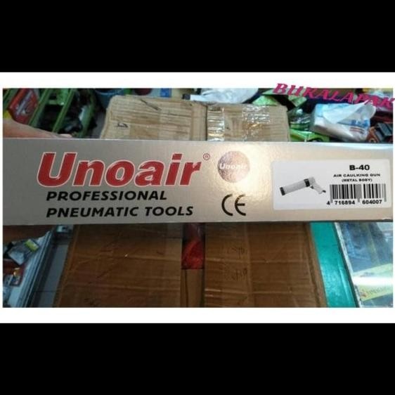 Air Caulking Gun Pneumatic B-40 Unoair